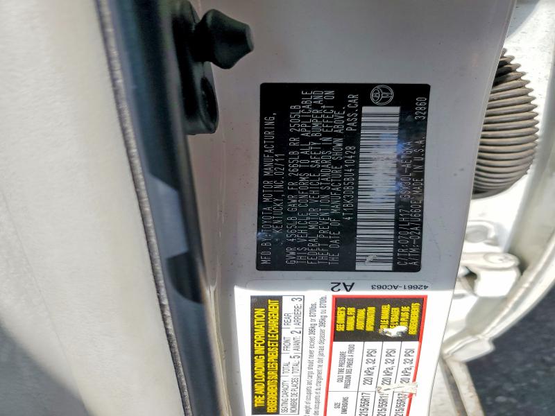 Aukcja sprzedaży 2011 Toyota Avalon, vin: 4T1BK3DB5BU410428, numer aukcji: 58708036
