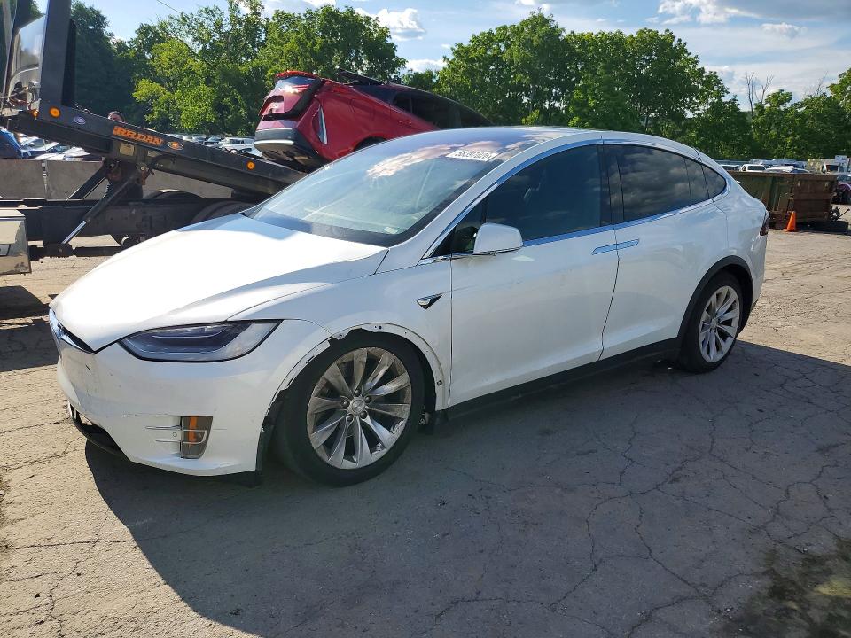 2020 Tesla Model X მანქანა იყიდება აუქციონზე, vin: 5YJXCBE2XLF242537, აუქციონის ნომერი: 58397026
