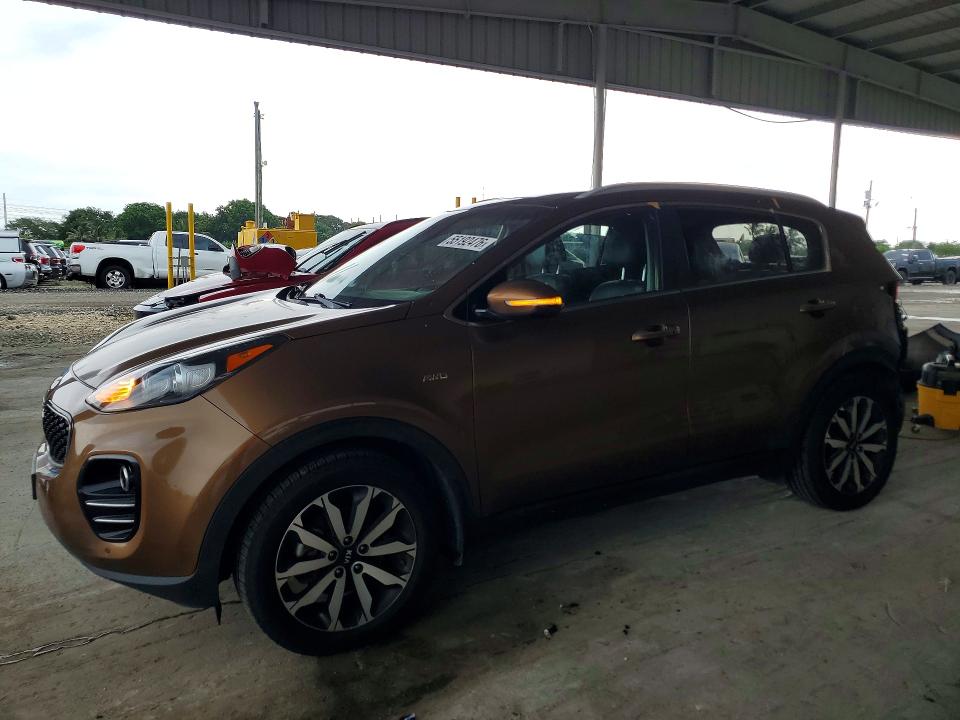 2017 Kia Sportage მანქანა იყიდება აუქციონზე, vin: KNDPNCAC4H7106416, აუქციონის ნომერი: 55192476