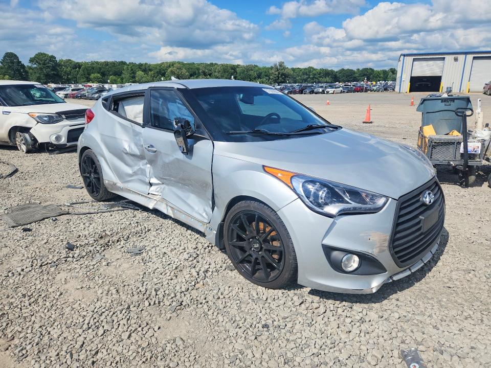 2016 Hyundai Veloster მანქანა იყიდება აუქციონზე, vin: KMHTC6AEXGU302640, აუქციონის ნომერი: 57065966