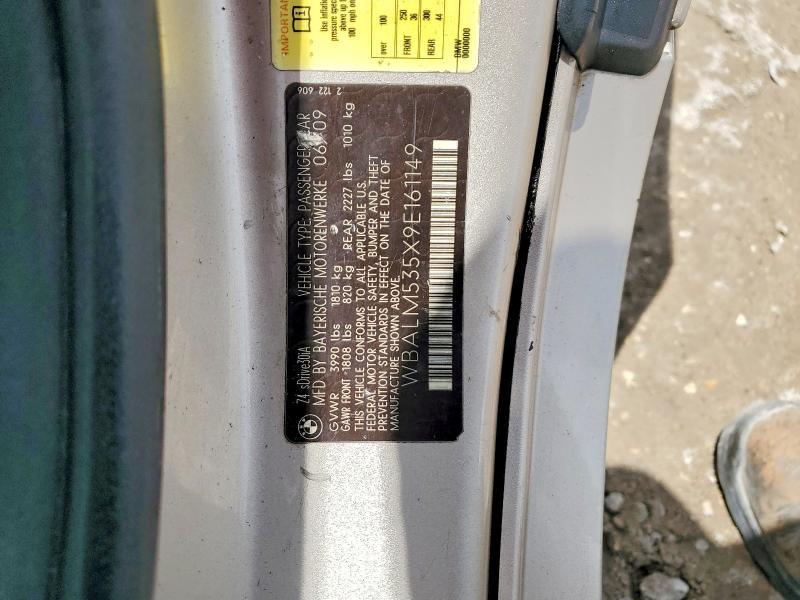 2009 Bmw Z4 მანქანა იყიდება აუქციონზე, vin: WBALM535X9E161149, აუქციონის ნომერი: 58904786