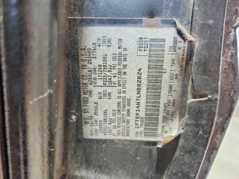 Aukcja sprzedaży 1990 Ford F150, vin: 1FTEF14N7LNB02824, numer aukcji: 58884326