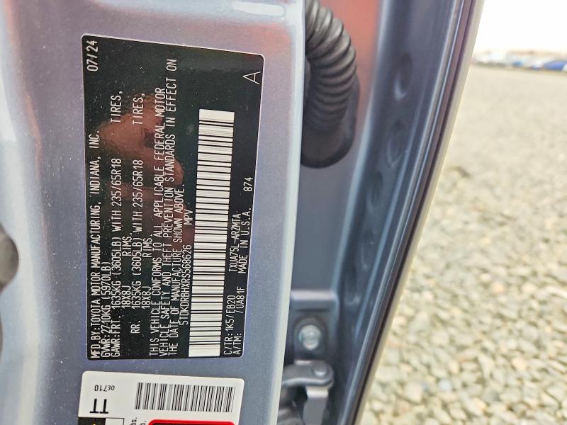 Продаж на аукціоні авто 2024 Toyota Highlander, vin: 5TDKDRBHXRS568626, номер лоту: 55927506