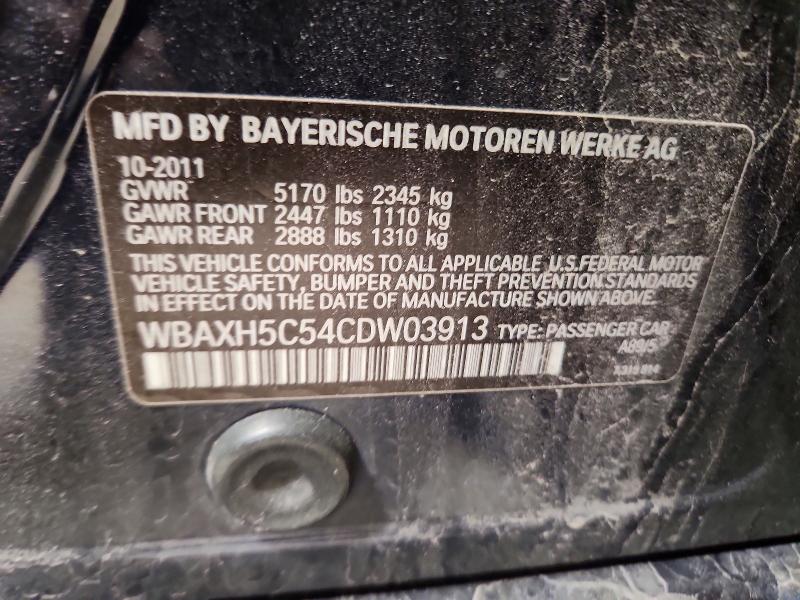 Продаж на аукціоні авто 2012 Bmw 528, vin: WBAXH5C54CDW03913, номер лоту: 55638486