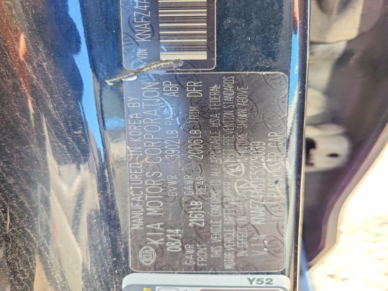 Продаж на аукціоні авто 2015 Kia Forte, vin: KNAFZ4A81F5323039, номер лоту: 55509236