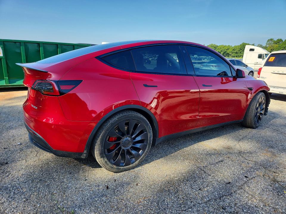2022 Tesla Model Y მანქანა იყიდება აუქციონზე, vin: 7SAYGDEFXNF534881, აუქციონის ნომერი: 57995996