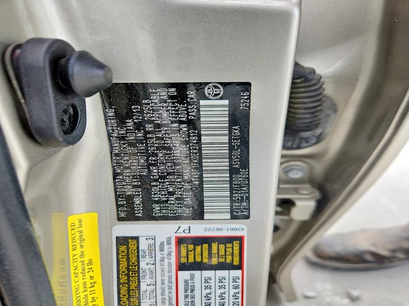 56989746 :رقم المزاد ، 4T4BF1FK0ER374812 vin ، 2014 Toyota Camry مزاد بيع