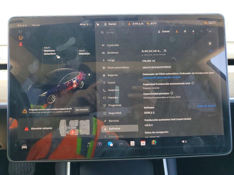 Продажа на аукционе авто 2018 Tesla Model 3, vin: 5YJ3E1EA0JF076522, номер лота: 57001906