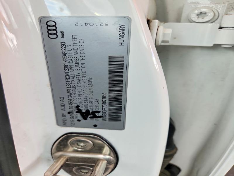 Продаж на аукціоні авто 2016 Audi A3, vin: WAUE8GFF7G1071846, номер лоту: 58961206