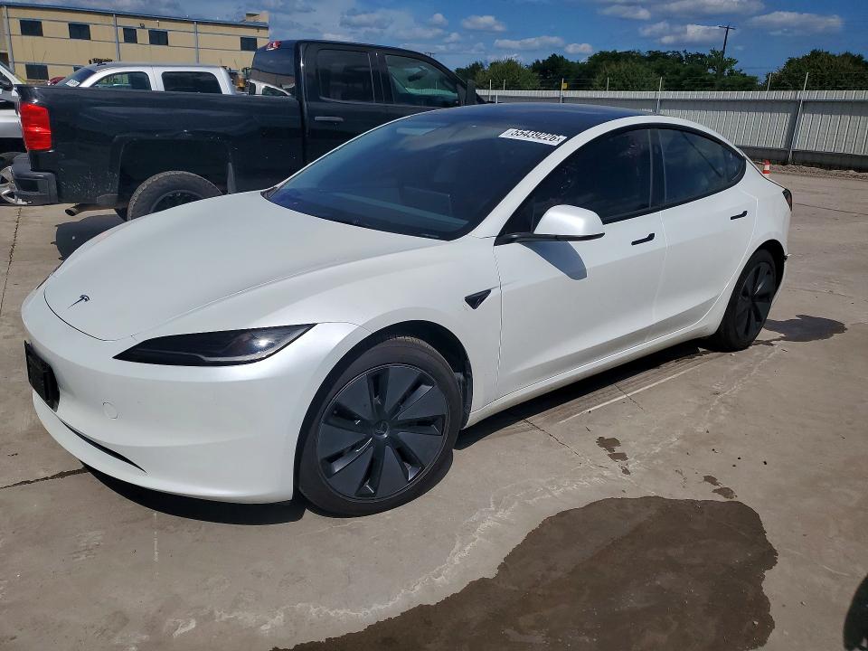 Aukcja sprzedaży 2025 Tesla Model 3, vin: 5YJ3E1EA3SF035643, numer aukcji: 58119436