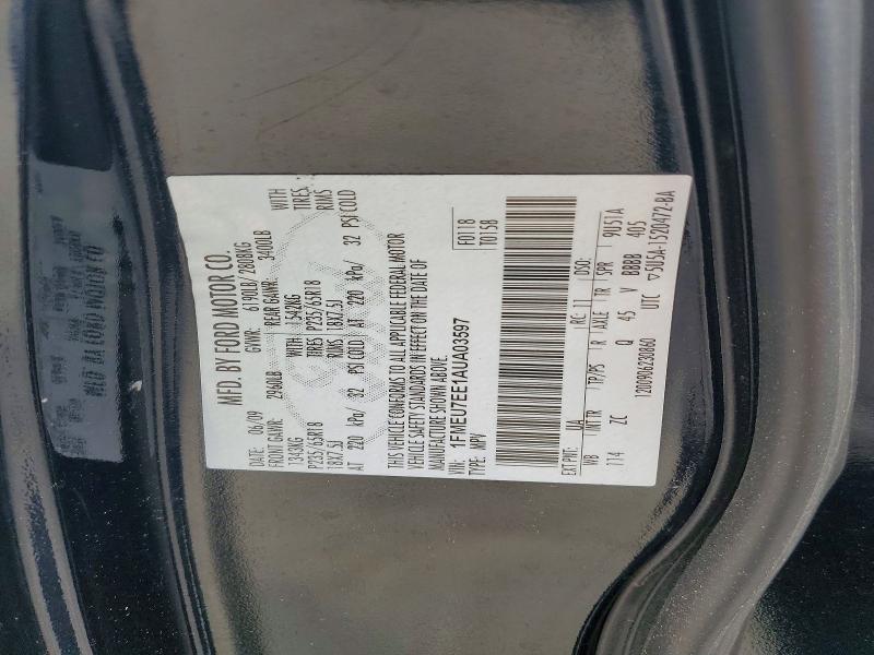 Aukcja sprzedaży 2010 Ford Explorer, vin: 1FMEU7EE1AUA03597, numer aukcji: 59059346