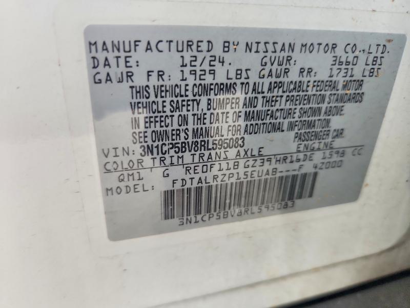 Продажа на аукционе авто 2024 Nissan Kicks, vin: 3N1CP5BV8RL595083, номер лота: 56575606