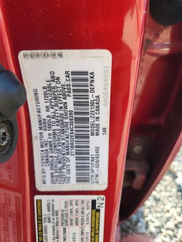 Продаж на аукціоні авто 2004 Toyota Corolla, vin: 2T1BR32E84C308280, номер лоту: 56257596