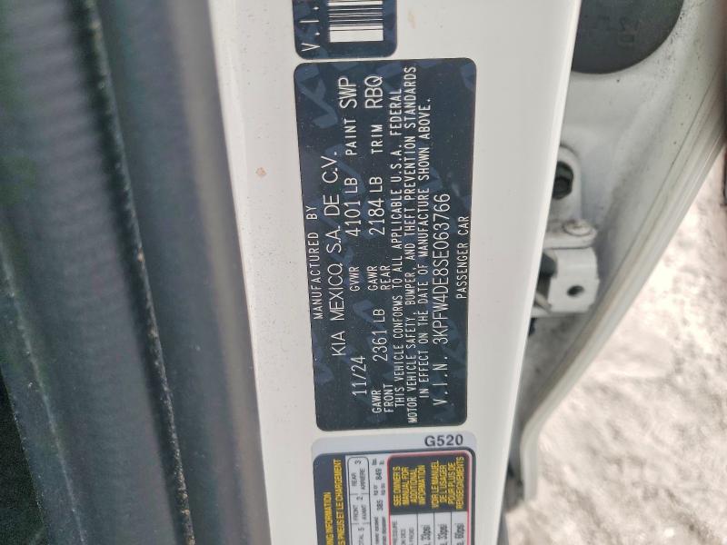 55542946 :رقم المزاد ، 3KPFW4DE8SE063766 vin ، 2025 Kia K4 مزاد بيع