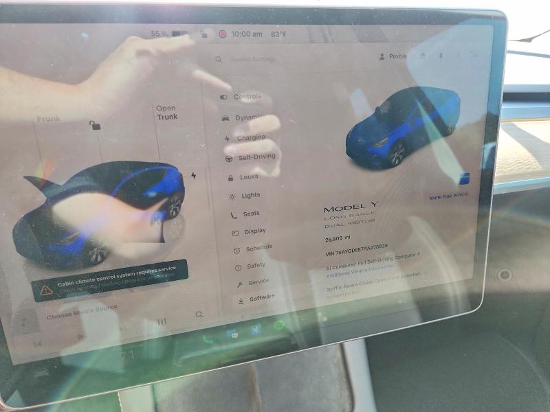 56131946 :رقم المزاد ، 7SAYGDEE7RA278838 vin ، 2024 Tesla Model Y مزاد بيع