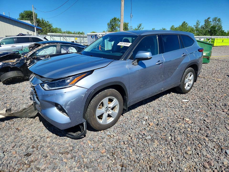 2021 Toyota Highlander მანქანა იყიდება აუქციონზე, vin: 5TDBZRBH8MS070760, აუქციონის ნომერი: 56676066