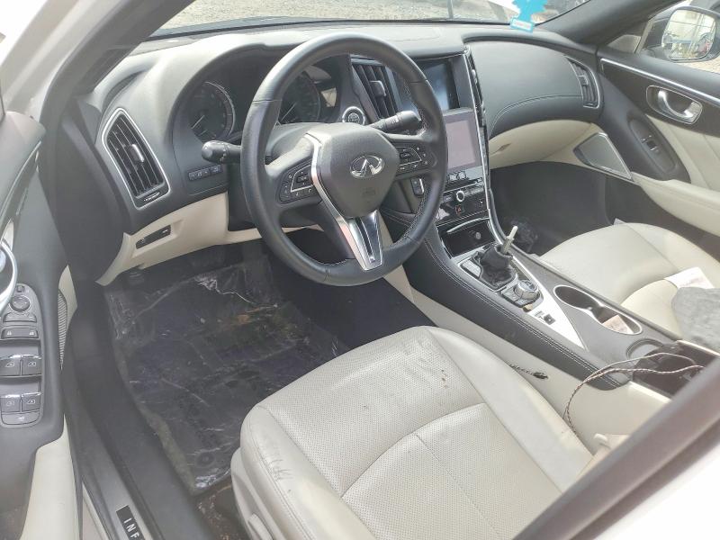 2022 Infiniti Q50 მანქანა იყიდება აუქციონზე, vin: JN1EV7CR1NM340531, აუქციონის ნომერი: 55780606