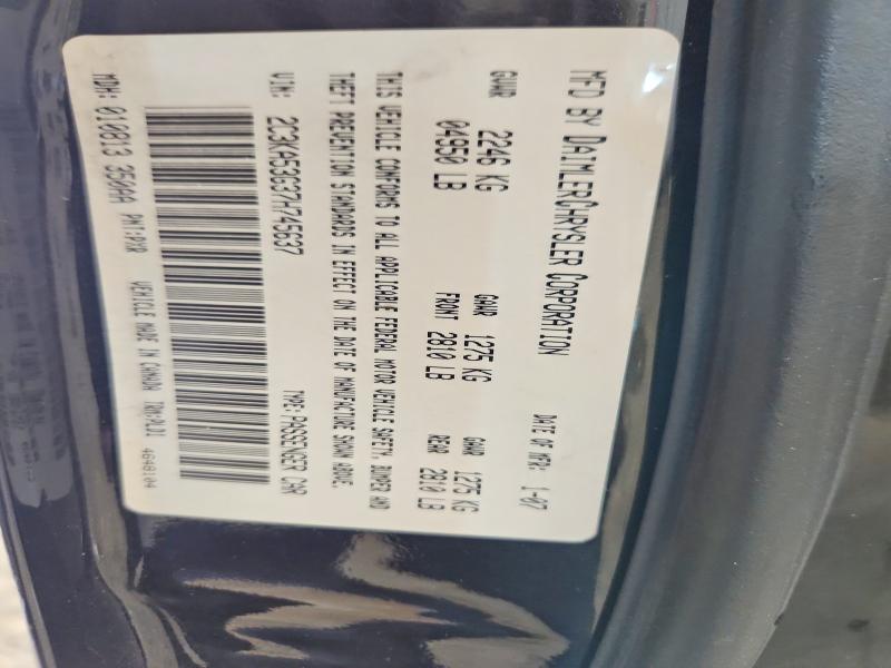 56235916 :رقم المزاد ، 2C3KA53G37H745637 vin ، 2007 Chrysler 300 مزاد بيع