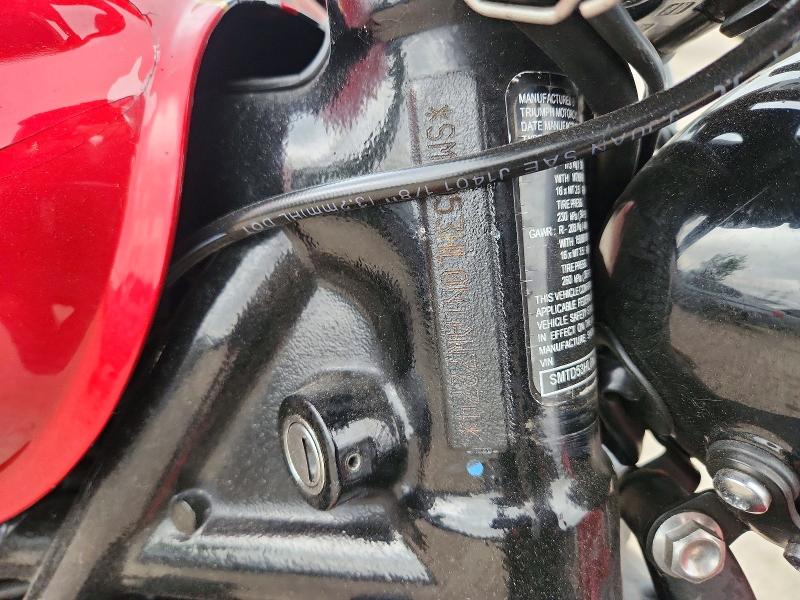 57903696 :رقم المزاد ، SMTD53HL0NTAW7274 vin ، 2022 Triumph Motorcycle Bonneville مزاد بيع