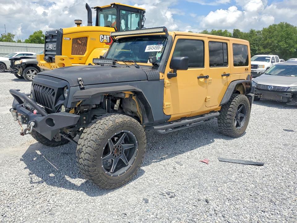 56454986 :رقم المزاد ، 1C4BJWEG7EL162289 vin ، 2014 Jeep Wrangler Unlimited مزاد بيع