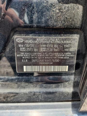 57782516 :رقم المزاد ، 5NPEU4AF4AH579700 vin ، 2010 Hyundai Sonata مزاد بيع