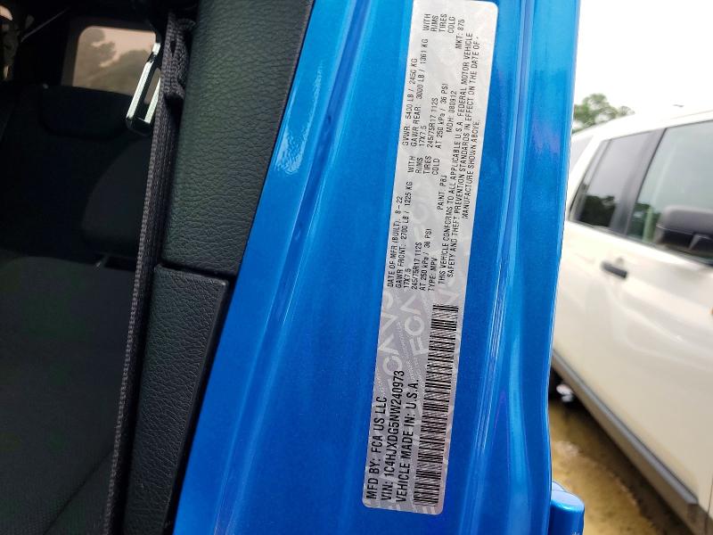 Продажа на аукционе авто 2022 Jeep Wrangler Unlimited, vin: 1C4HJXDG5NW240973, номер лота: 55583776