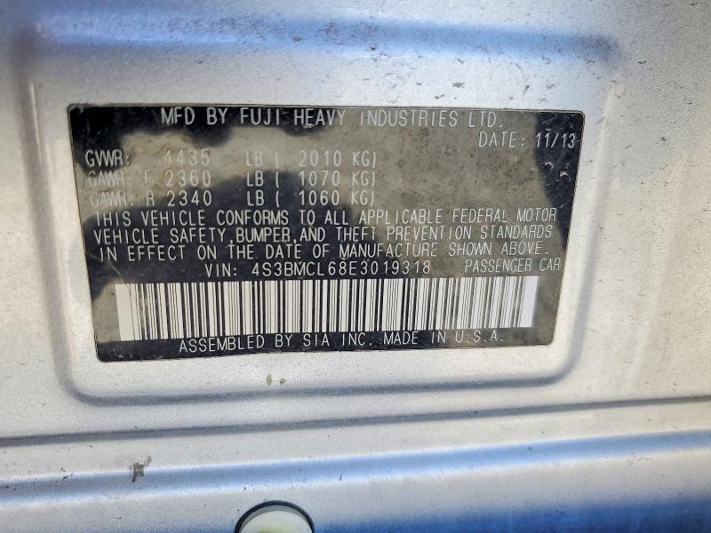 Продаж на аукціоні авто 2014 Subaru Legacy, vin: 4S3BMCL68E3019318, номер лоту: 55889466