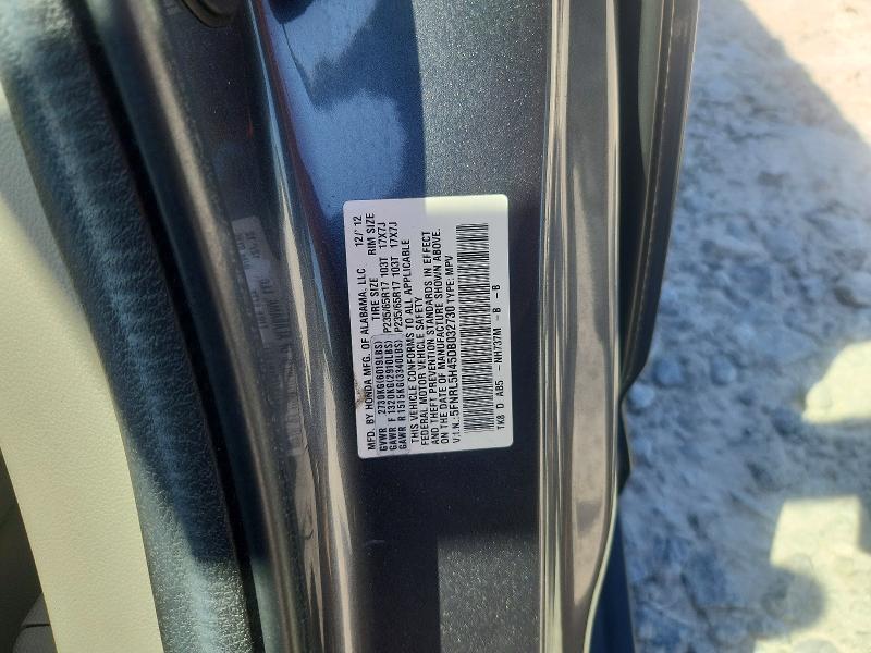 85613755 :رقم المزاد ، 5FNRL5H45DB032730 vin ، 2013 Honda Odyssey مزاد بيع