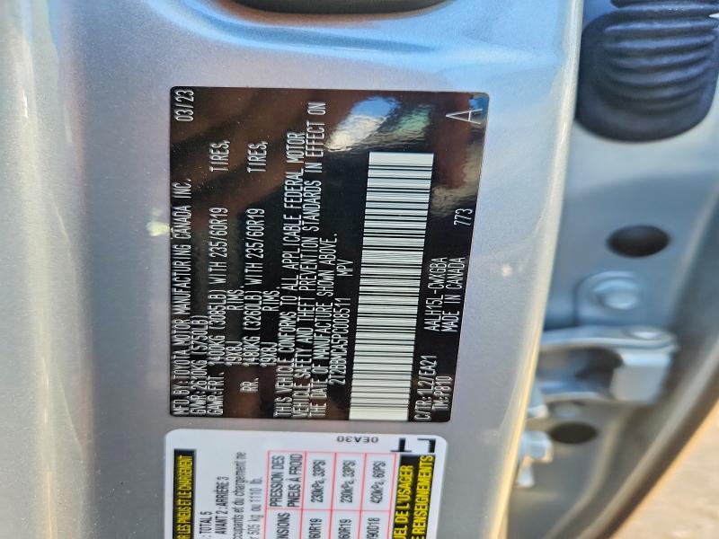 Aukcja sprzedaży 2023 Lexus Rx 350h, vin: 2T2BBMCA5PC008511, numer aukcji: 56103746