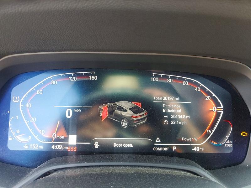 2022 Bmw X6 მანქანა იყიდება აუქციონზე, vin: 5UXCY6C02N9M22096, აუქციონის ნომერი: 85621355