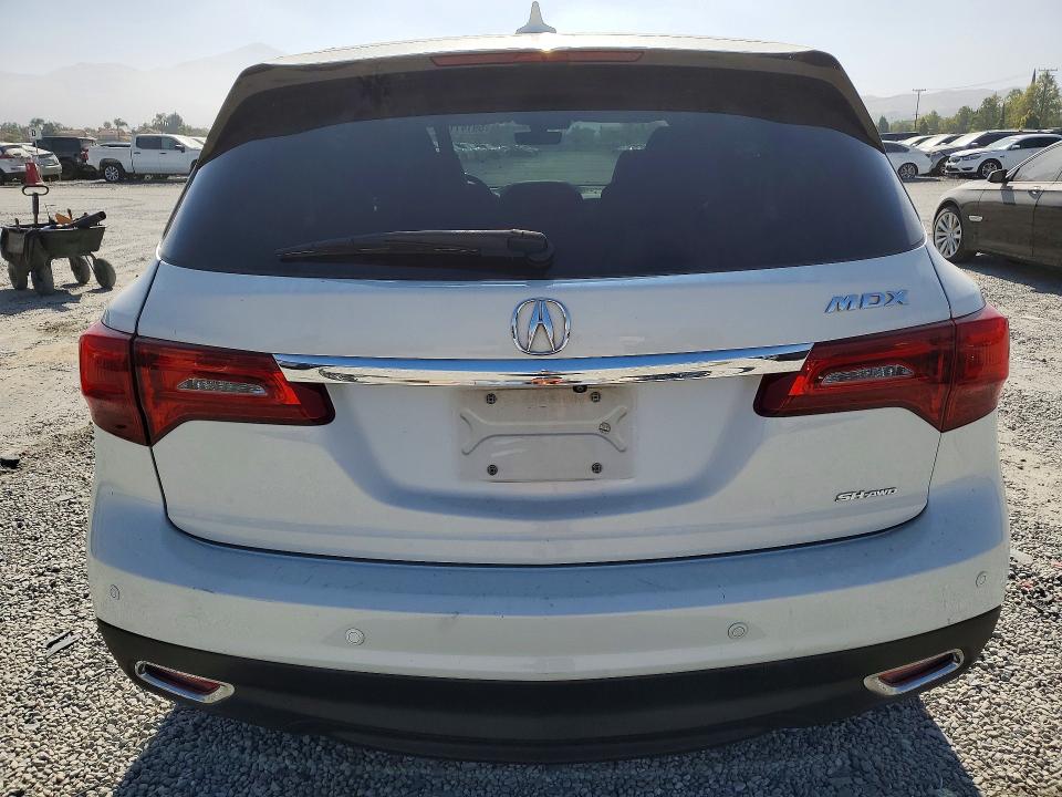 59141186 :رقم المزاد ، 5FRYD4H44GB035253 vin ، 2016 Acura Mdx مزاد بيع