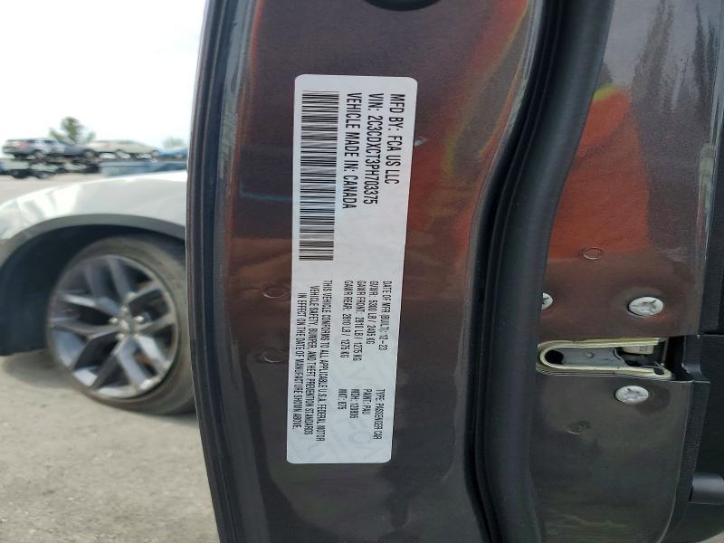 2023 Dodge Charger მანქანა იყიდება აუქციონზე, vin: 2C3CDXCT3PH703375, აუქციონის ნომერი: 55223336