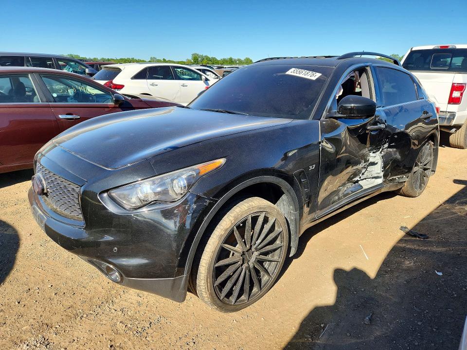 55561876 :رقم المزاد ، JN8CS1MW5HM411916 vin ، 2017 Infiniti Qx70 مزاد بيع