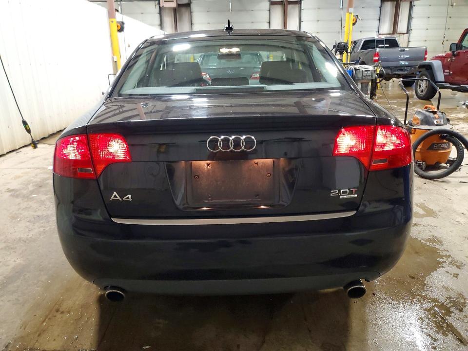 2006 Audi A4 მანქანა იყიდება აუქციონზე, vin: WAUDF78E76A195717, აუქციონის ნომერი: 57358016