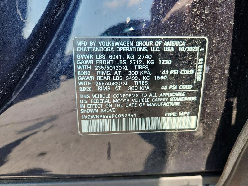 Продажа на аукционе авто 2023 Volkswagen Id.4, vin: 1V2WNPE89PC052351, номер лота: 58077626