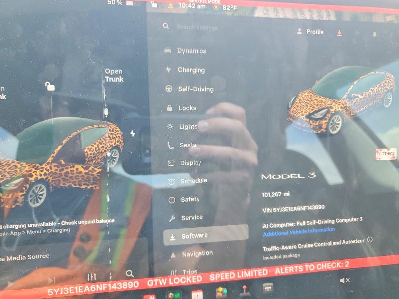 Aukcja sprzedaży 2022 Tesla Model 3, vin: 5YJ3E1EA6NF143890, numer aukcji: 55720006