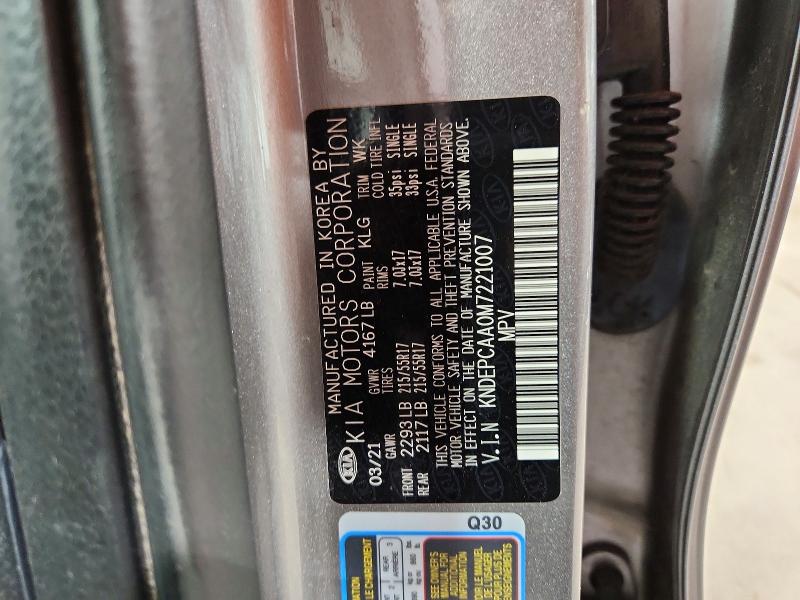 Продажа на аукционе авто 2021 Kia Seltos, vin: KNDEPCAA0M7221007, номер лота: 55433106