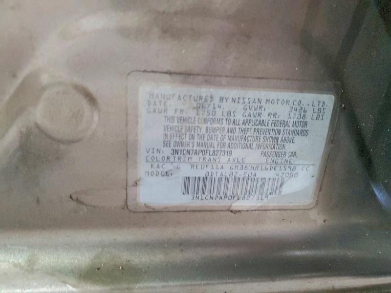 57529046 :رقم المزاد ، 3N1CN7AP0FL827319 vin ، 2015 Nissan Versa مزاد بيع