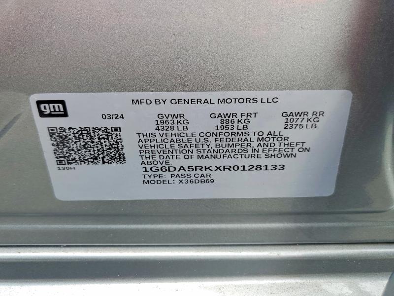 Продаж на аукціоні авто 2024 Cadillac Ct4, vin: 1G6DA5RKXR0128133, номер лоту: 56484276