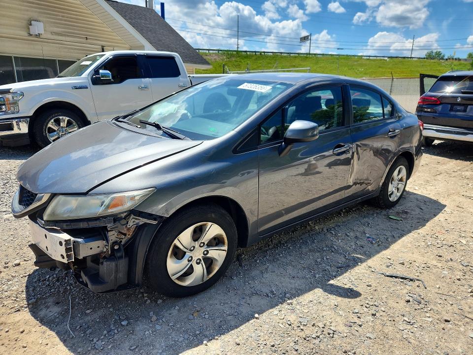 57326356 :رقم المزاد ، 2HGFB2F55DH548890 vin ، 2013 Honda Civic مزاد بيع