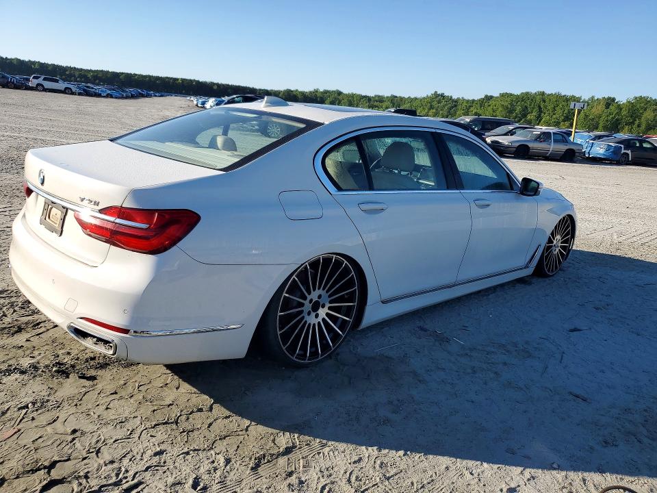 2016 Bmw 740 მანქანა იყიდება აუქციონზე, vin: WBA7E2C57GGD99896, აუქციონის ნომერი: 56065886
