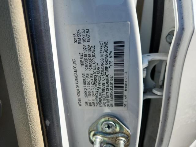 56057106 :رقم المزاد ، 5J8TB3H30JL011587 vin ، 2018 Acura Rdx مزاد بيع