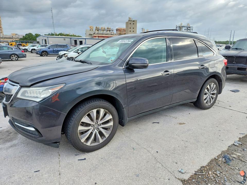 Auction sale of the 2015 Acura Mdx, vin: 5FRYD4H46FB020381, lot number: 55843756