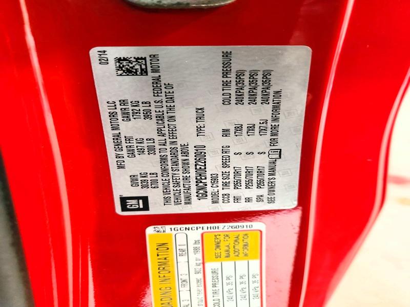 Продажа на аукционе авто 2014 Chevrolet Silverado, vin: 1GCNCPEH0EZ260910, номер лота: 56409946
