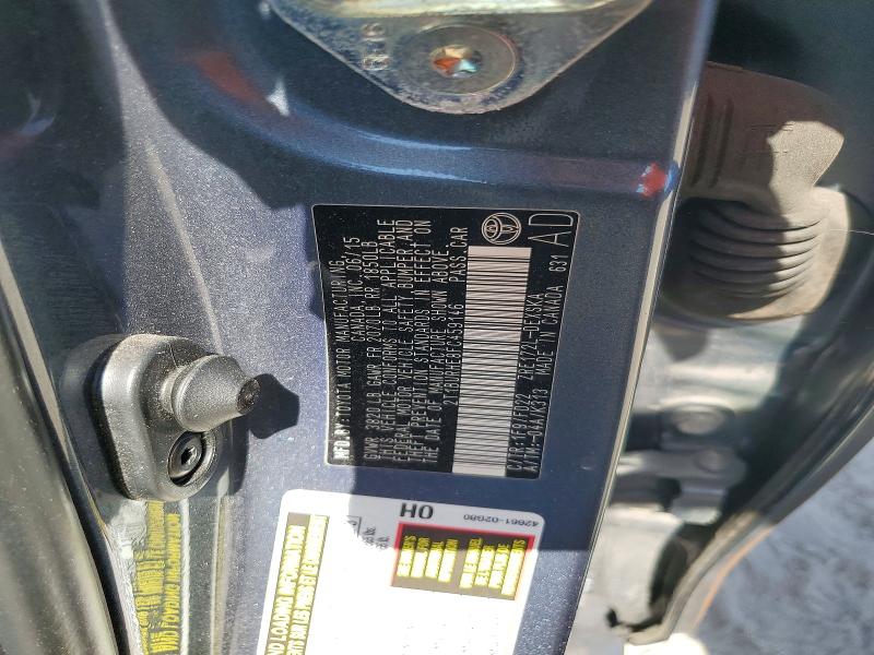 57587686 :رقم المزاد ، 2T1BURHE8FC459146 vin ، 2015 Toyota Corolla مزاد بيع