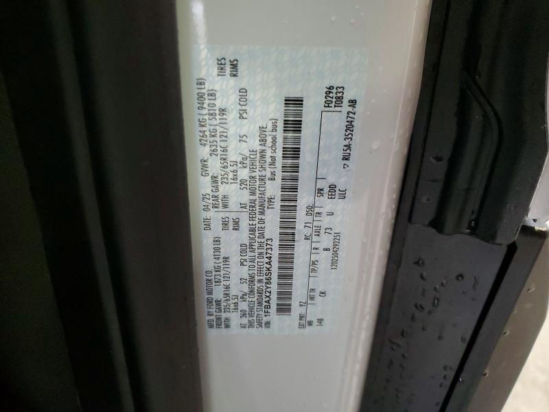 Продажа на аукционе авто 2025 Ford Transit, vin: 1FBAX2Y86SKA47373, номер лота: 58052186