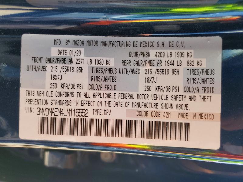 Aukcja sprzedaży 2020 Mazda Cx-30, vin: 3MVDMAEM4LM116552, numer aukcji: 56698616