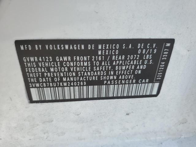 Aukcja sprzedaży 2019 Volkswagen Jetta, vin: 3VWCB7BU7KM240269, numer aukcji: 56305646