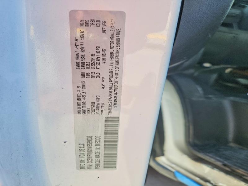 Продаж на аукціоні авто 2021 Ram Promaster 3500, vin: 3C6MRVJG1ME539036, номер лоту: 56533666