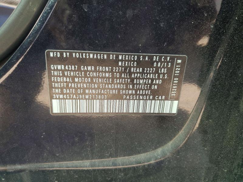 Продаж на аукціоні авто 2014 Volkswagen Jetta, vin: 3VW4S7AJ9EM213803, номер лоту: 55618006